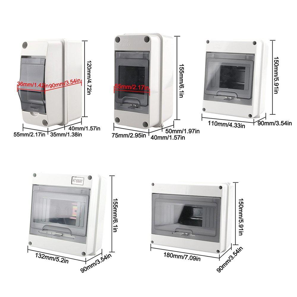 2/3/5/6/8/WAY Junction Box HT Series Circuit Breaker Enclosure Indoor Electrical Systems