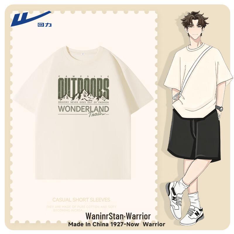 Warrior Men s American Retro Short Sleeve T-Shirt 4XL