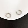 18K Gold Plated Korean Geometric Ear Cuffs - Plaid Earrings for a Fashionable, Sophisticated Look.