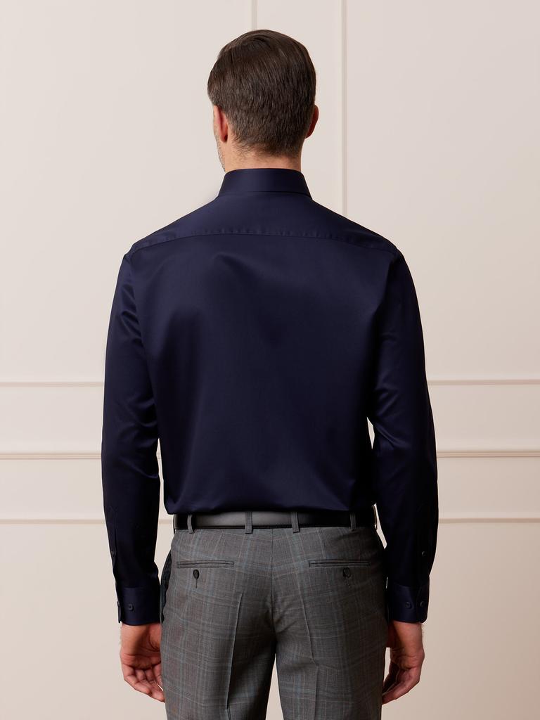 Navy London Shirt Long Sleeve 176-182/42
