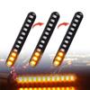 Motorcycle 12 LED 6W Amber License Plate Light Bar