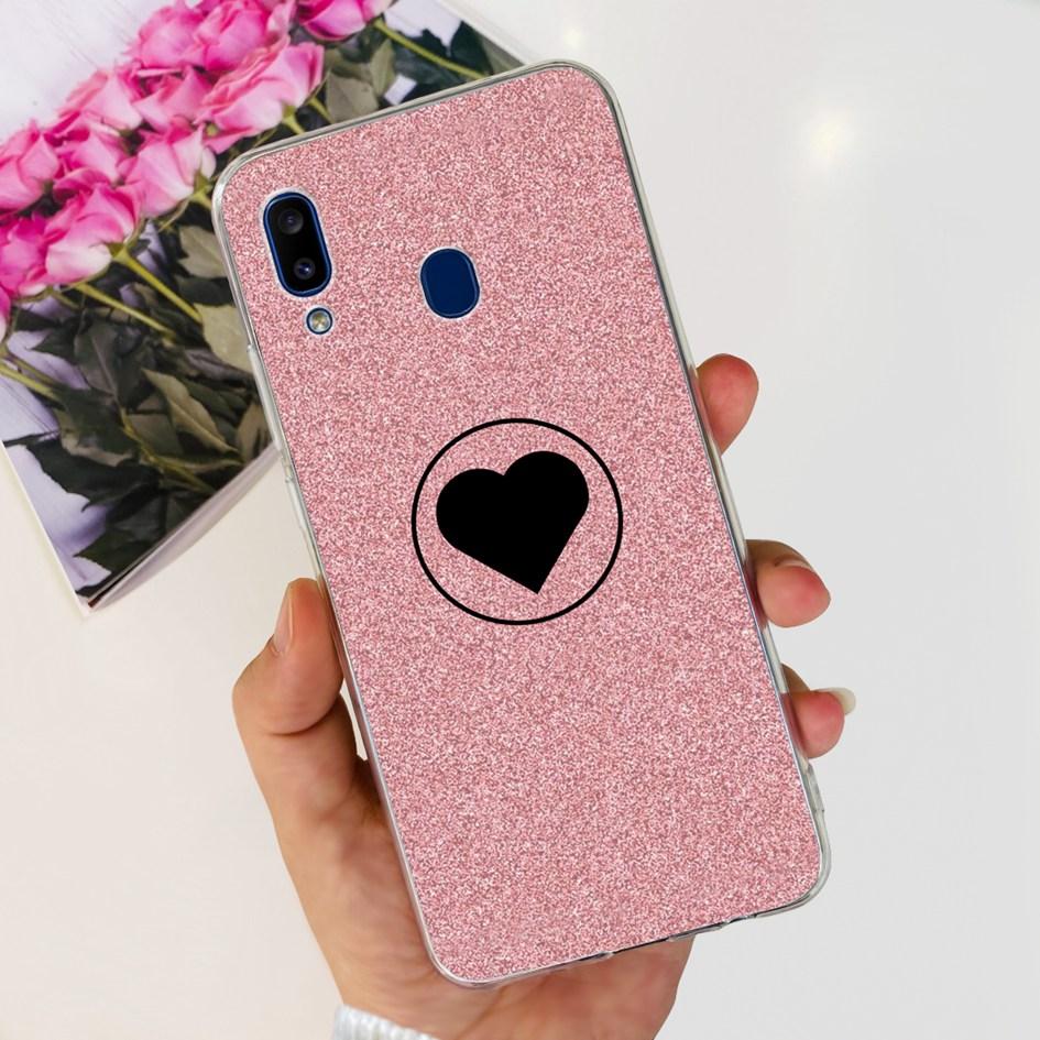 For Samsung Galaxy A20 Case A205 SM-A205F Silicone Cover Cute Astronaut Soft Phone Cases For Samsung A20e A202F A30 A305F Bumper
