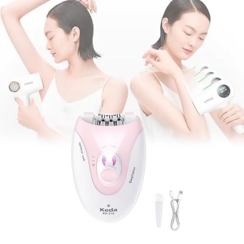 Epilator Women For 2 Speed Setting 36 Tweezers Facial Smooth Glide Epilator Face