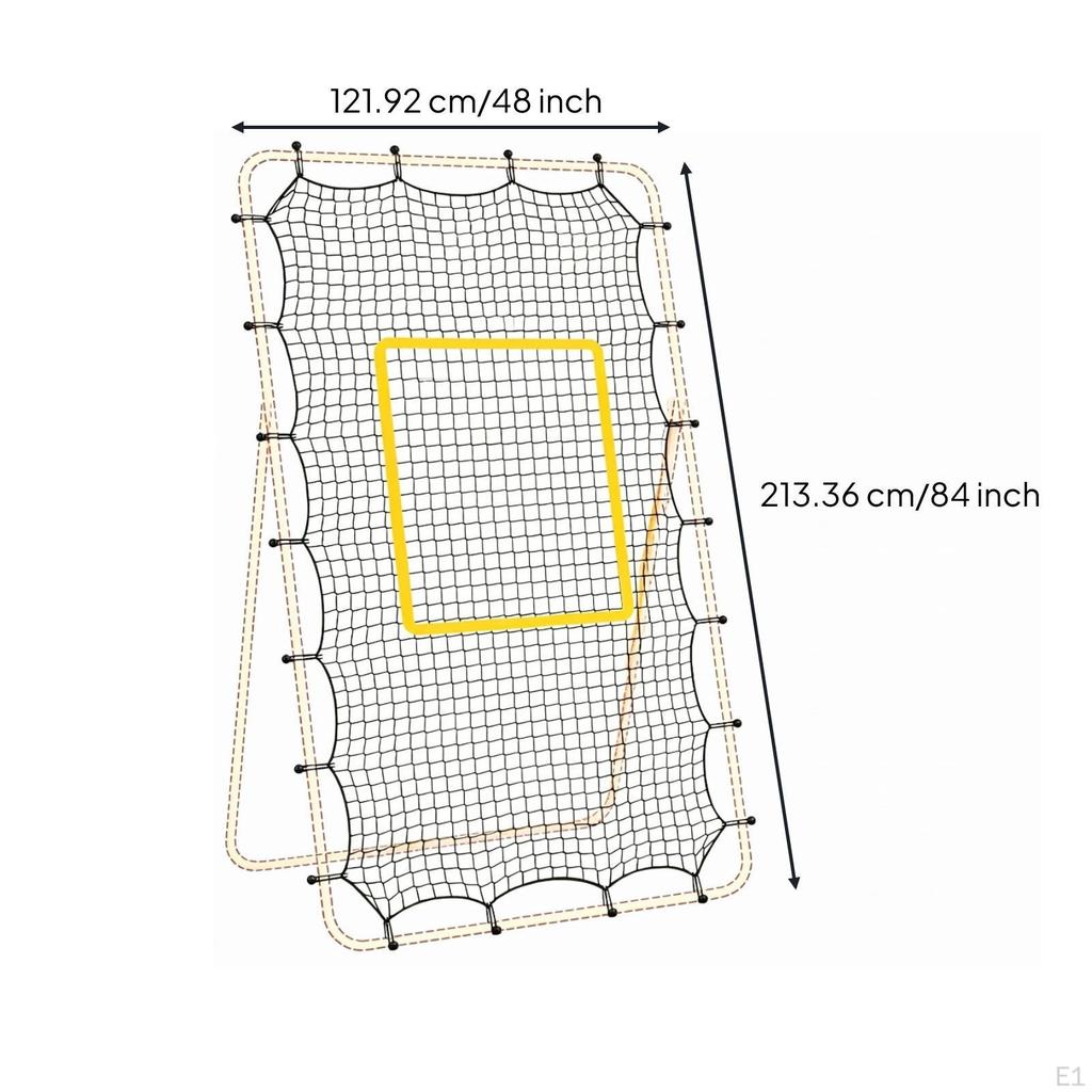 Volleyball Return Net GridPattern Replacement Target Area Athletic Equipment