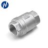 SS304/316L Stainless Steel Vertical Check Valve | BSP Threaded One-Way Valve | High-Pressure Anti-Backflow for Fluid Systems