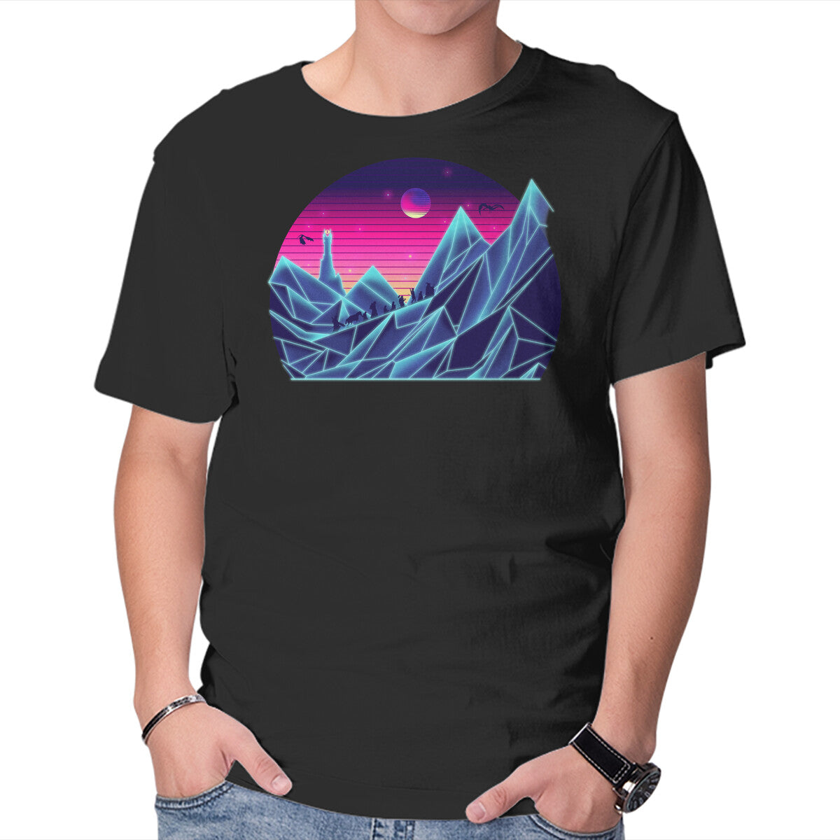 Unisex Crew Neck T-Shirt Rad Fellowship Graphic Short Sleeve Casual Tee XL