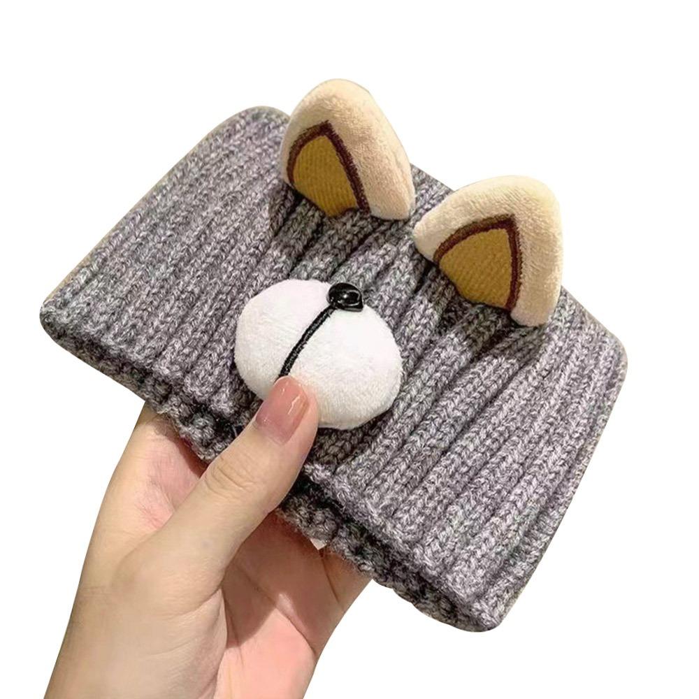 

Теплі в язані пов язки на голову Потовщена хустка Мила пов язка для волосся Дівчата сірий