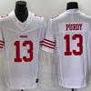 Mens Retro American Football Jersey 49ers 85 97 Bosa 23 13 Purdy Sports Shirt