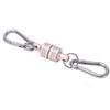 MagConnect 2KG Magnetic Release Detachable Pull Apart Keychain Secure Key Attachment to Bag Easy Access to Keys Silver