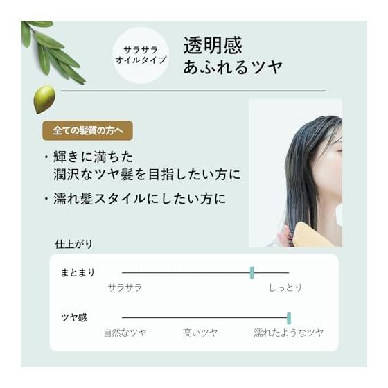LUCIDO -L Oil Treatment #EX Hair Oil Sheer Gloss Argan Oil Non-Rinse Treatment Transparent Shine 60ml + Sample (Hair Mask 10g) [Amazon.co.jp