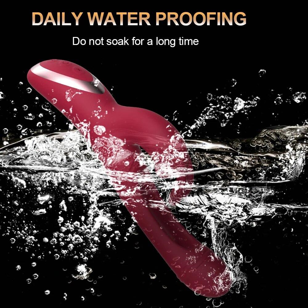 Rabbit Patting Vibrator for Clitoris Women Stimulator Massager Powerful G Spot Vibrating Sex Toy Female Masturbator Adult Goods