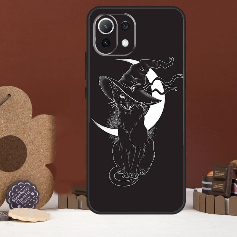 Witch Cat Case For Xiaomi 15 14 Ultra 13T 14T 15T 17 Pro Max POCO X7 Pro X5 X6 F5 F6 F7 F8 Ultra Cover Xiaomi 17