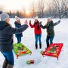 Weihnachten Sitzsäcke Werfen Karnevalsspiele Cornhole Outdoor-Spielzeug für Kinder Hinterhofspiel Sport Rasen-Hofspiele Weihnachtsgeburtstagsgeschenk
