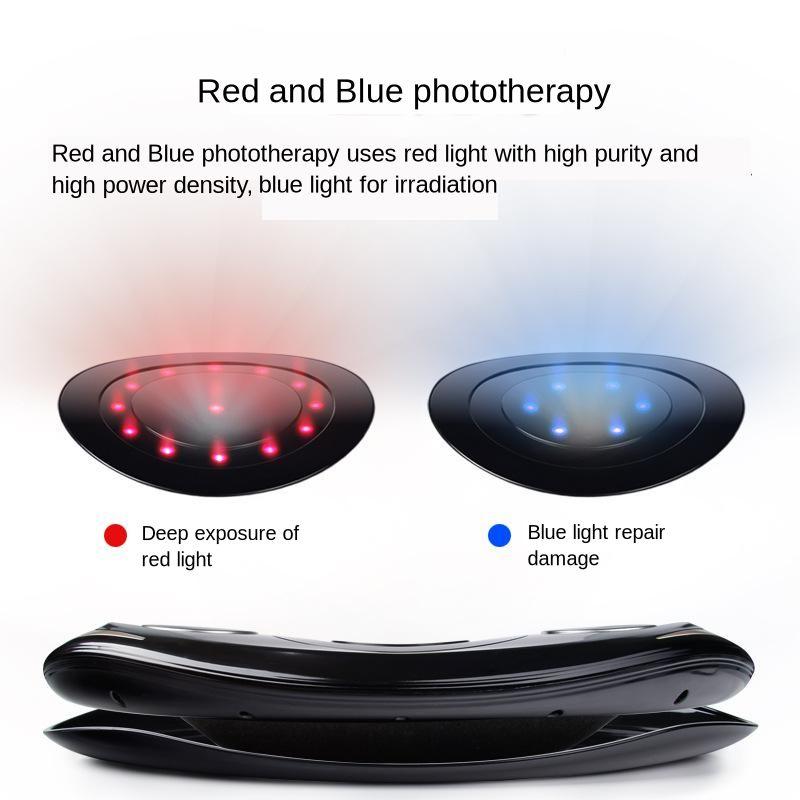 Traction Lumbar High Frequency Vibration Massager For Waist Hot Compress Physiotherapy Massage Machine Pulse Therapy Back Pain