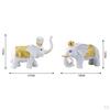 Decor Statue for Bookshelf TV Stand Decoration, Resin Animal Sculpture Crafts Gift Friend,