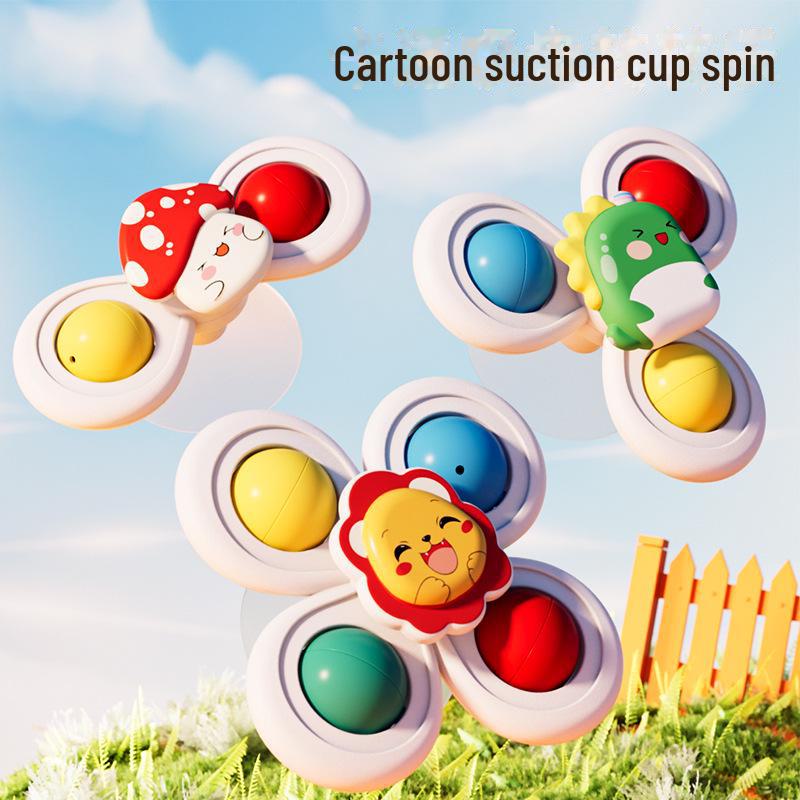 

Игрушка-крутилка на присоске для младенцев: Веселый, обучающий спиннер для малышей (0-1 год, 6 месяцев+)