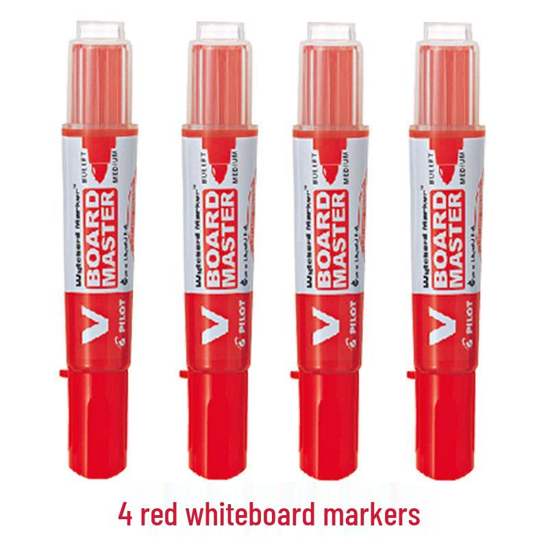 PILOT Hyaku Raku Raderbar Whiteboardpenna, Stor Kapacitet, Utbytbar Spets