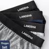 LANGSHA Men's Cotton Briefs 4-Pack