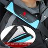 2pcs Car Seat Belt Cover Safety Belt Shoulder Protector Pad For Peugeot 207 3008 206 208 308 307 408 2008 107 Accessories key DC06