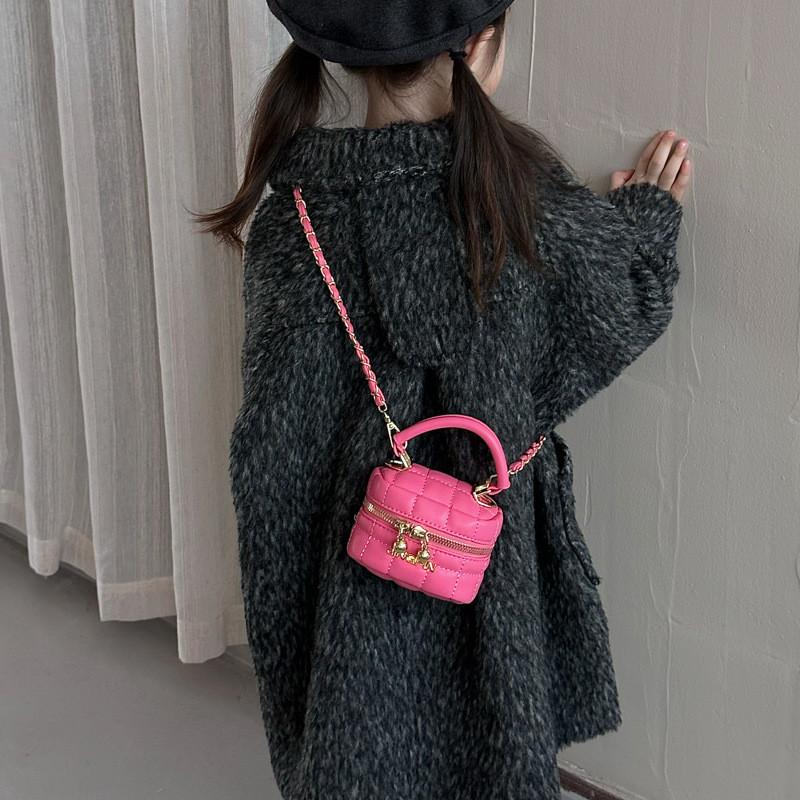 Stylish Children's Handbag With Simple Solid Color Design For Boys And Girls