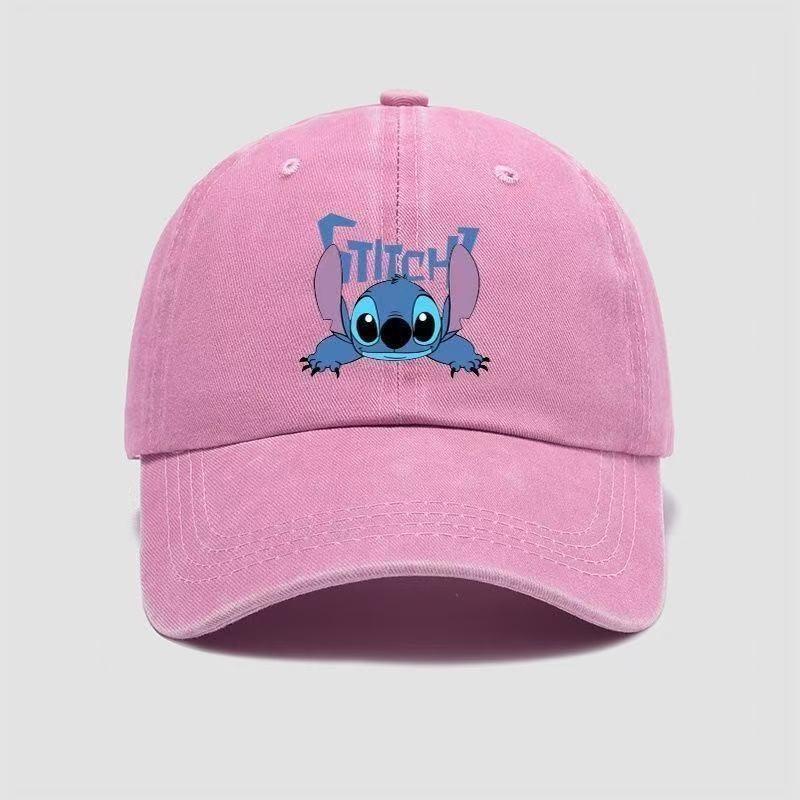 Casquette de Baseball Cartoon Stitch Avec Protection Solaire Pour un Usage Extérieur Décontracté