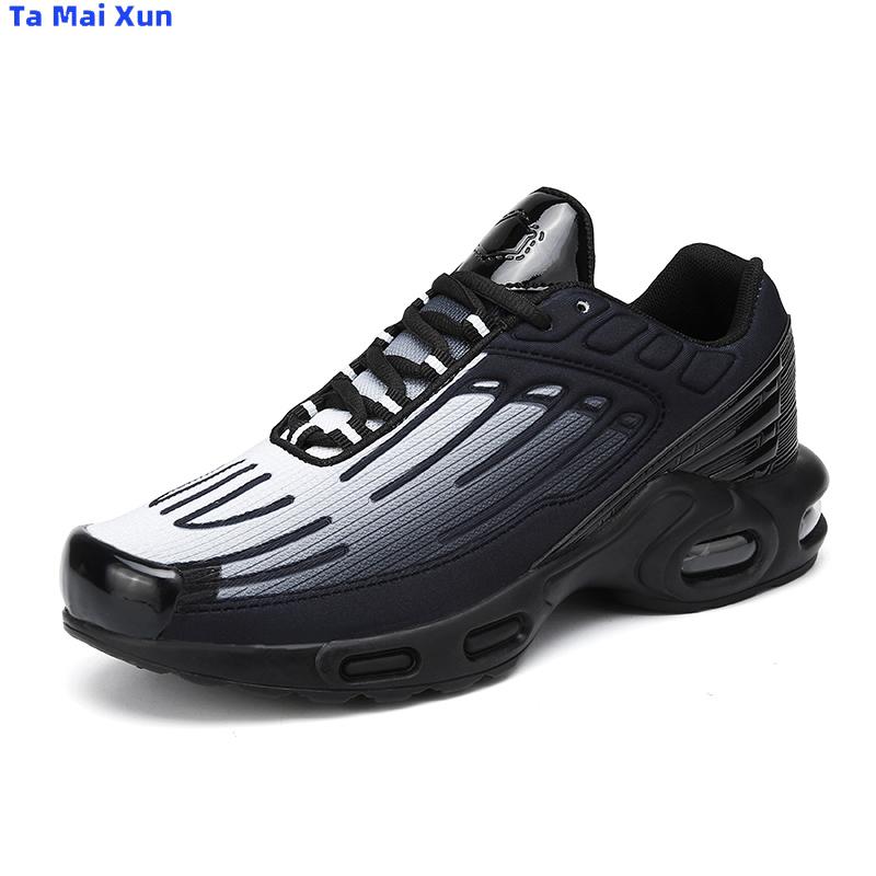 Men's Casual Sports Shoes Mesh Comfortable Air Cushioned Cushioning Running Shoes Low-top Wear-resistant Outdoor Women Sneakers