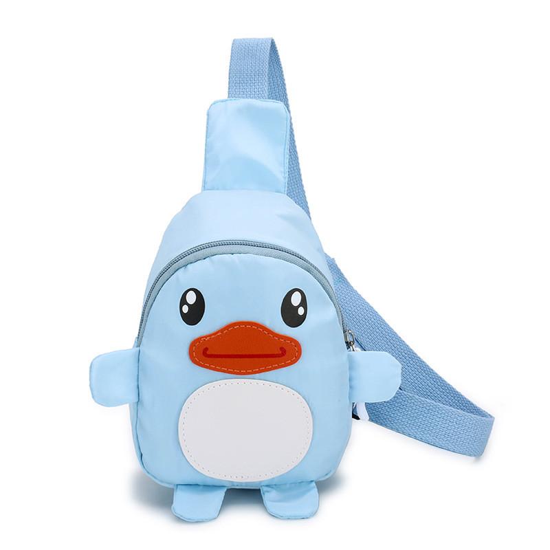 Cute Cartoon Duck Chest Bag For Children Versatile Mini Outdoor Travel Backpack