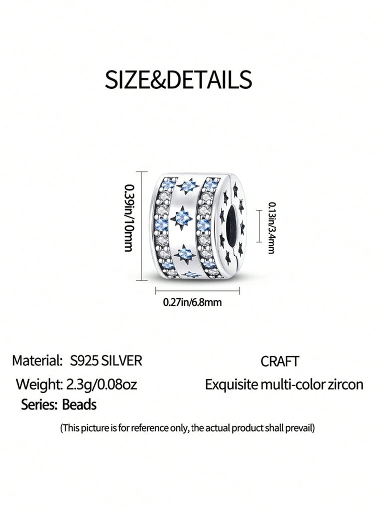 Charms Plata Fritillaria Snowflake Beads Charm Copper Plated Fit Copperoriginal Bracelet For Jewelry Making Diy Charm