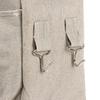 Canvas Bedside Storage Rack Foldable Multi-Pocket Bedside Hanging Basket Space Saving Adjustable Hook Bedroom Storage Organizer
