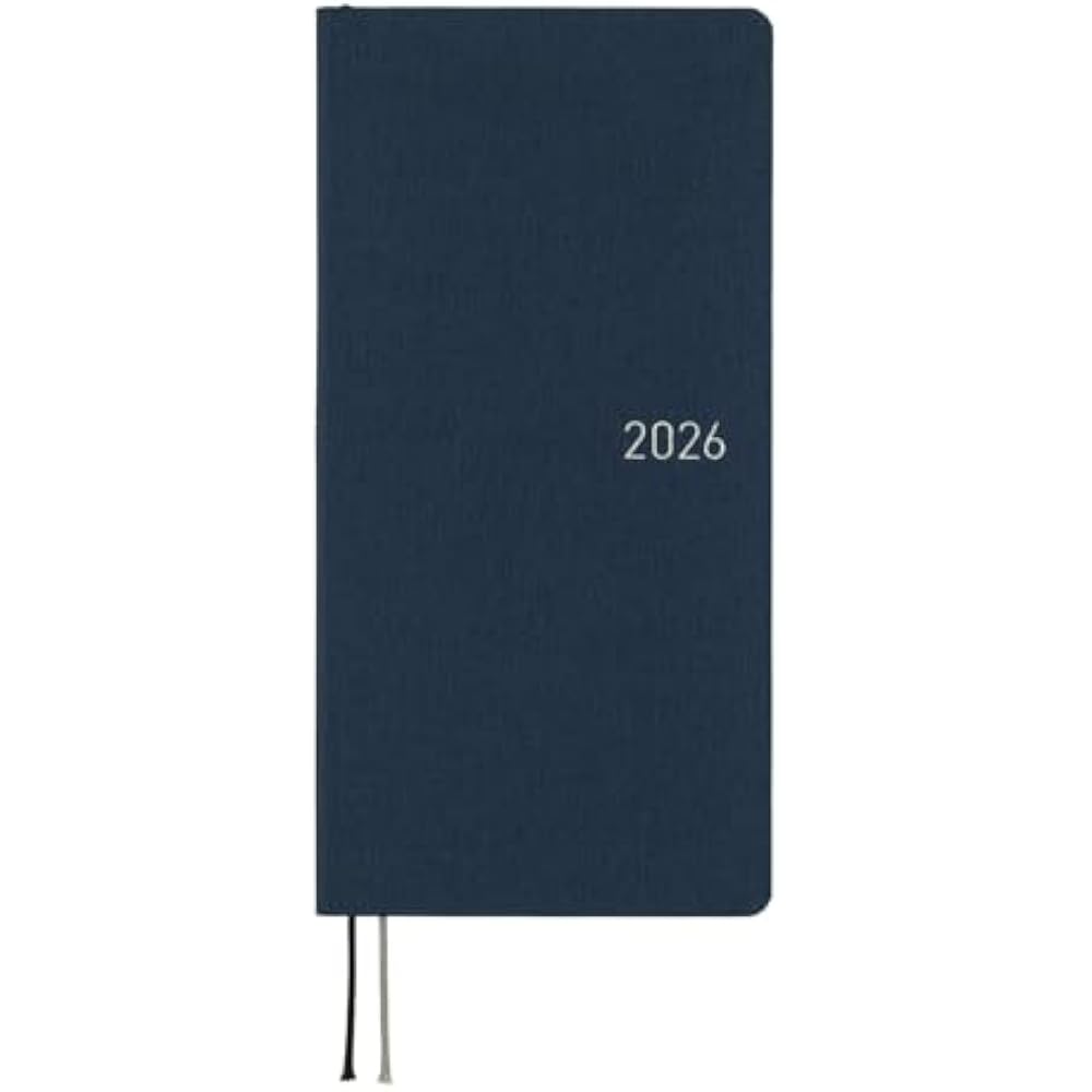 Hobonichi Notebook 2026 Weeks MEGA Colors/Cosmo Blue January Beginning Weekly Notebook Weekly Lef...