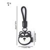 Lovely Puppy Key Chains Durable Strap High Quality PU Cartoon Dog Pendants Woman's Handbag Ornaments