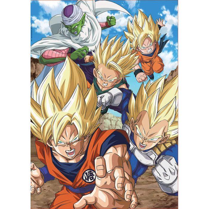 500-piece Dragon Ball Puzzle - EDUCA - Cartoons and Comics Theme - Size 34 X 48 Cm