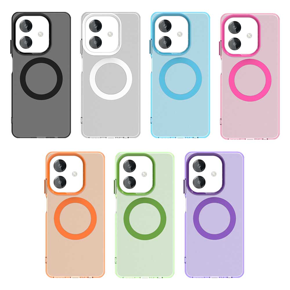 Magsafe Matte Phone Case For Oppo A5 5G A3 5G/4G (2024) A3x 4G Protective Case Magnetic Wireless Charging Shockproof Back Cover