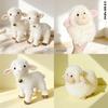 Small Sheep Plush Toy With Bell Soft Stuffed Animal For Kids Gift And Play