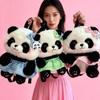 Floral Panda Plush Skirt Doll Backpack - Fashionable Toy for Girls