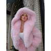 Manteaux Courts Fausse Fourrure Femme Vestes à Capuche Unies Manches Longues Bouton Épais Droits Bureau Dame Décontracté Automne Hiver