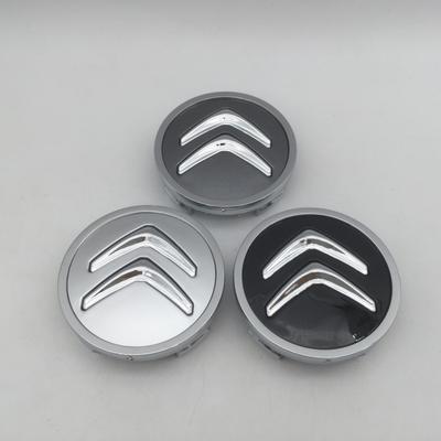 20 piezas 3D 60 mm Para Citroen Emblema de Coche Tapacubos Centrales de Rueda Tapas Pegatina Calcomanías Accesorios de Estilo