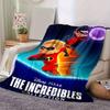 1 pezzo, Coperta Supereroi Famiglia Incredibili Morbido Plaid per Divano, Letto, Viaggio