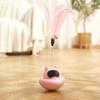 Wobbling Cat Feather Toy Interactive Spring Cat Teaser with Bells Cat Enrichment Feather Toy for Indoor Kittens Play Anxiety Relief