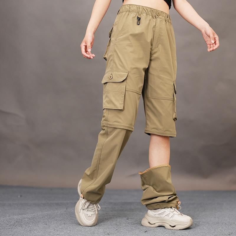 Outdoor letní šortky Rychleschnoucí kalhoty Muži Dvou kalhoty Odepínací kalhoty Pantalon Ženy Turistika Camping Treking Horolezectví Kalhoty