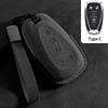 Suede Car Key Case Cover For Chevrolet Chevy Malibu Camaro Cruze Traverse Spark Equinox Sonic Volt Key Protective Shell Keychain