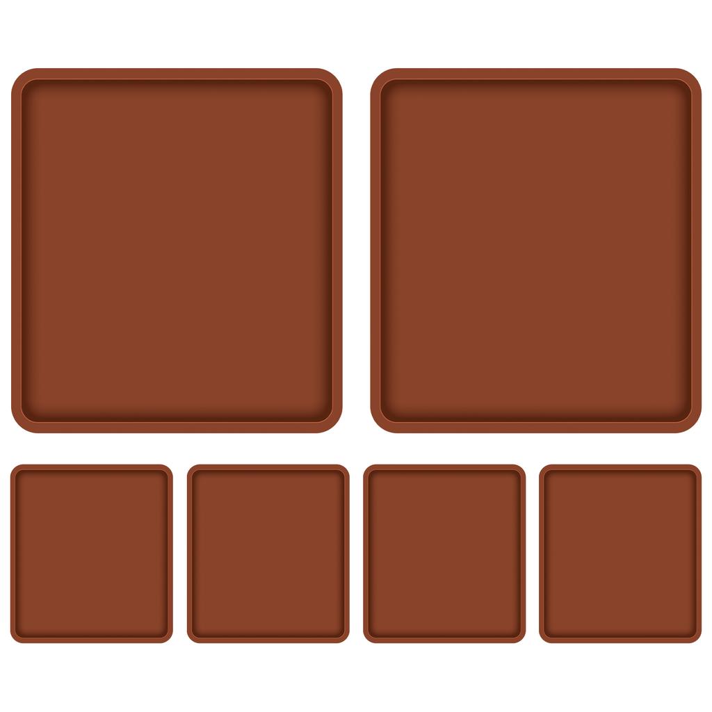 4/6Pcs Silicone Dehydrator Sheets Baking Mats Non-stick Baking Trays for Fruits Cake Bread Swiss Roll Oven Kitchen Accessories