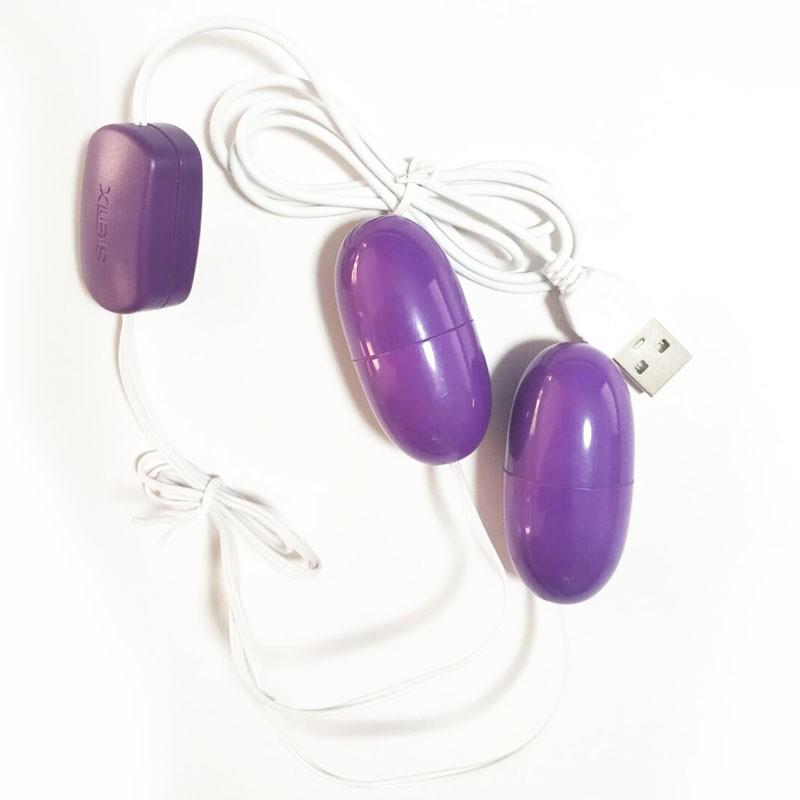 Lailo USB Double Vibrator: Silent, Waterproof, Portable Female Masturbator