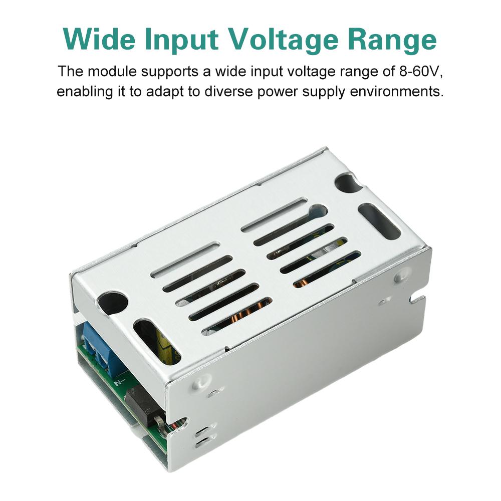 Buck Converter 200W 15A DC 8-55V 48V to DC1-36V Continuously Adjustable Voltage regulator Step-down power supply module 180 kHz