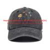 New Casual Printed Baseball Cap Vintage Washed Dad Sun Hat Sunflower Multiple Colors Snapback Cap Daily Wear