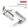 Dual-Action Spring-Loaded Bar Counter Hinge for Denim Doors