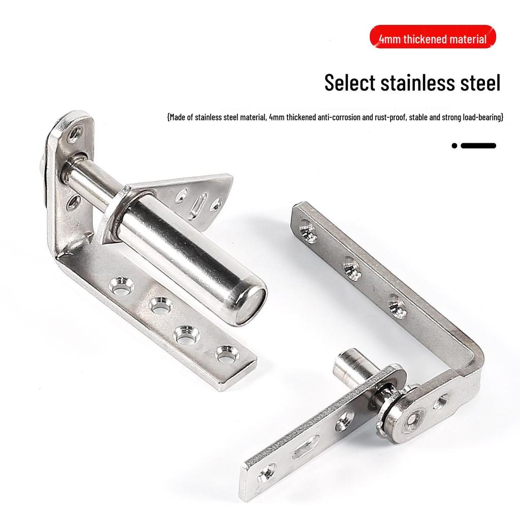 Dual-Action Spring-Loaded Bar Counter Hinge for Denim Doors