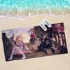 Japan Anime Sword Art Online Beach Towel Colorful Bath Towels for Girl Microfiber Quick Dry Sand Free Beach Yoga Spa Gym Pool