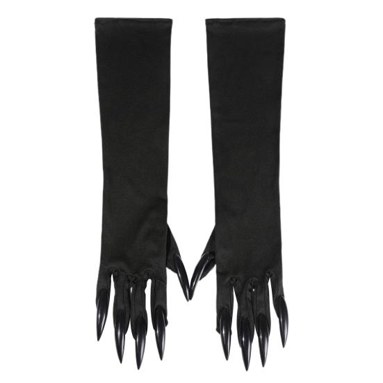 Halloween Gloves Long Section Ghost Claw Gloves Cosplay Gloves with Long Nails for Role-playing Costume Party Dress-up