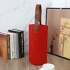Solid Color Wine Bag Single Double Wine Carrier Bag Simple Felt Bag